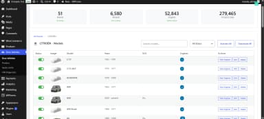 Drox Vehicle Manager – WordPress Vehicle Compatibility & WooCommerce Order Management Plugin screenshot thumbnail 3