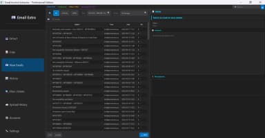EmailNinja – Email Extraction & Invoice Processing Desktop App screenshot thumbnail 2