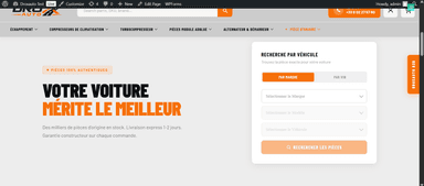Drox Auto – Custom WordPress/WooCommerce Theme with B2B/B2C Dual Structure screenshot thumbnail 2